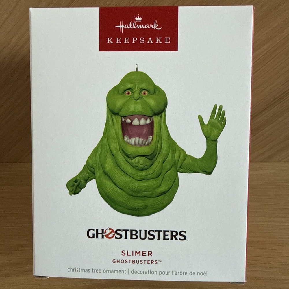 HALLMARK Keepsake Ghostbusters™ Slimer Ornament NEW IN‎ BOX